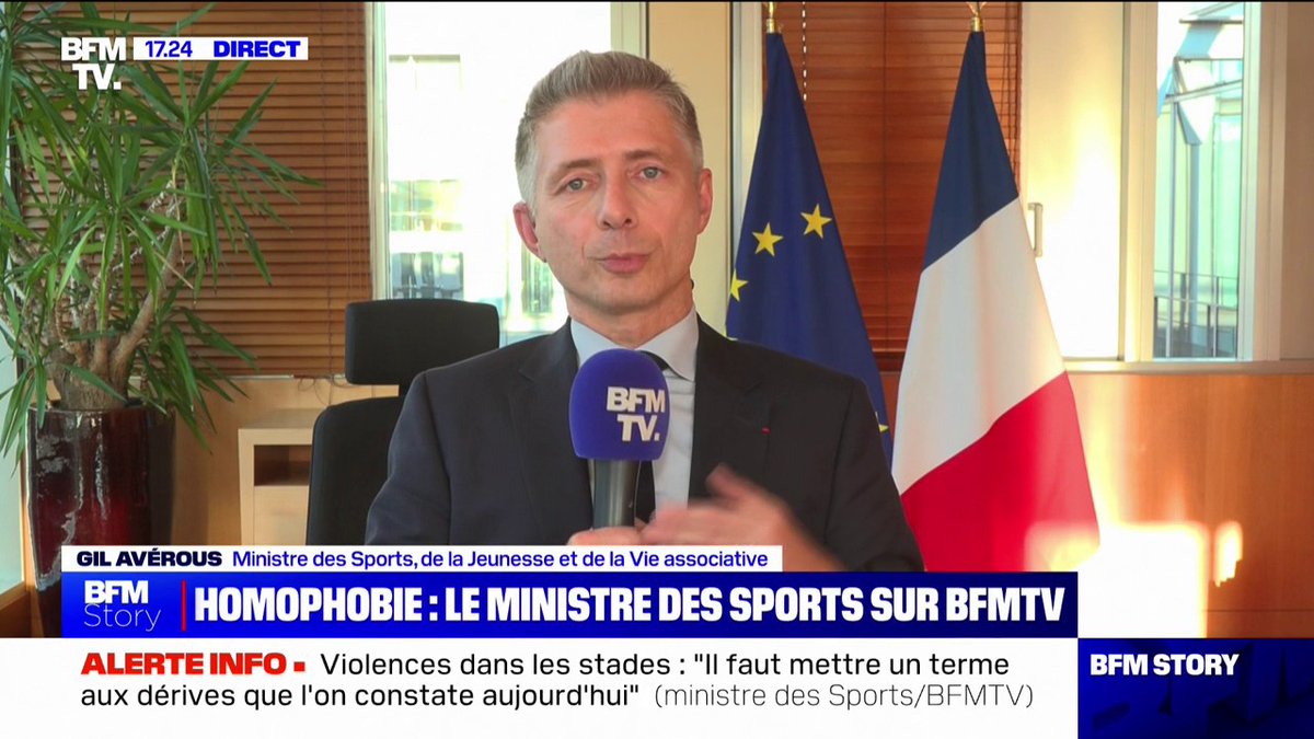 🚨 OFFICIEL ! En cas de chants homophobes répétés dans un stade, le match sera 𝗔𝗥𝗥𝗘̂𝗧𝗘́ et 𝗣𝗘𝗥𝗗𝗨 pour l’équipe qui reçoit ! 🇫🇷🤯❌ Dès ce week-end des matchs pourraient être concernés par cette mesure stricte.