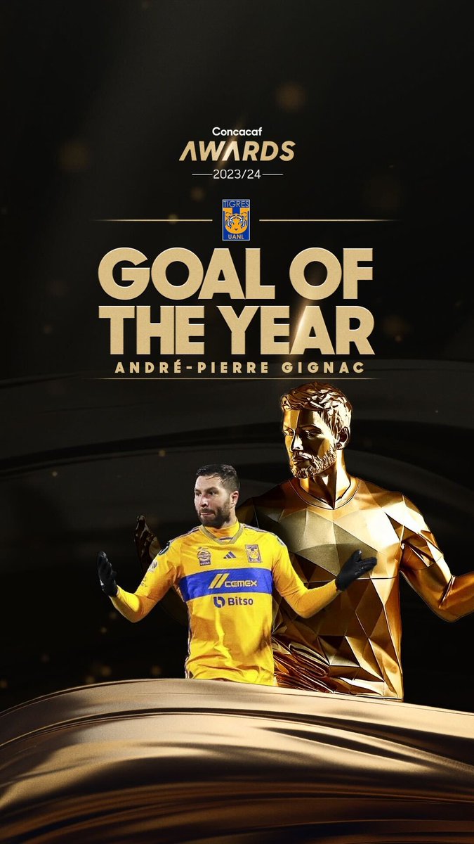 André-Pierre Gignac with a stuning free-kick to win the Concacaf Goal of the Year 2023/24!