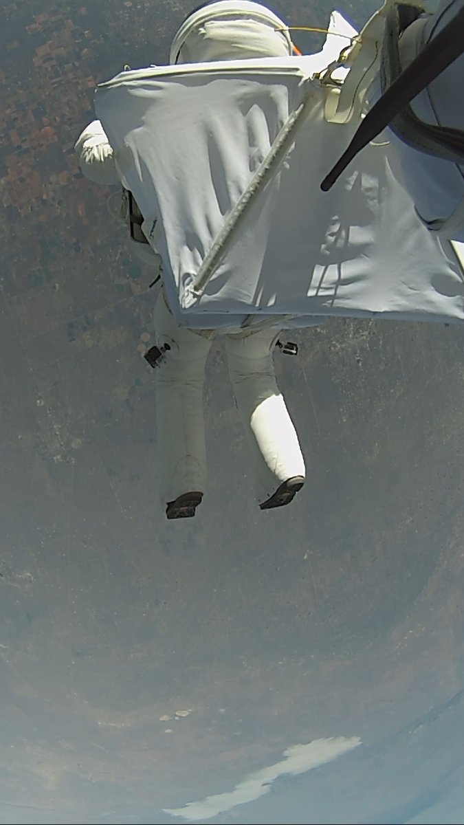 Today we celebrate the 10-year anniversary of the record-breaking StratEx space jump by former Google executive, pilot, and current Space Perspective board member, Alan Eustace. Eustace, in partnership with Paragon Space Development Corporation©—at the time, led by Space Perspective Founders Jane Poynter and Taber MacCallum and included several other, now-current Space Perspective employees—worked together to break world records with this jump. Together, they created a zero-pressure balloon to carry Eustace to 41,422 meters (~135,890 feet), as well as a pressurized suit to keep him safe on ascent into and descent out of the stratosphere. On this jump, Alan broke the FAI record for exit altitude (previously held by Felix Baumgartner during the Red Bull Stratos jump), and set the records for distance fallen with a drogue device and maximum vertical speed with a drogue device. Beyond breaking records, the suit and systems developed were important in furthering technology for stratospheric exploration. StratEx Record Stats: Exit Altitude - 41,422 meters (~135,890 feet) Distance of fall with a drogue - 37,623 meters (~123,435 feet) Maximum vertical speed with drogue - 1,320 km/h (~820 mph) If you're interested in learning more about the record-breaking jump, check out "14 Minutes from Earth", a great documentary that goes in depth on the StratEx program. #alaneustace #stratex #spacedive #worldrecords #safety #design #engineering.