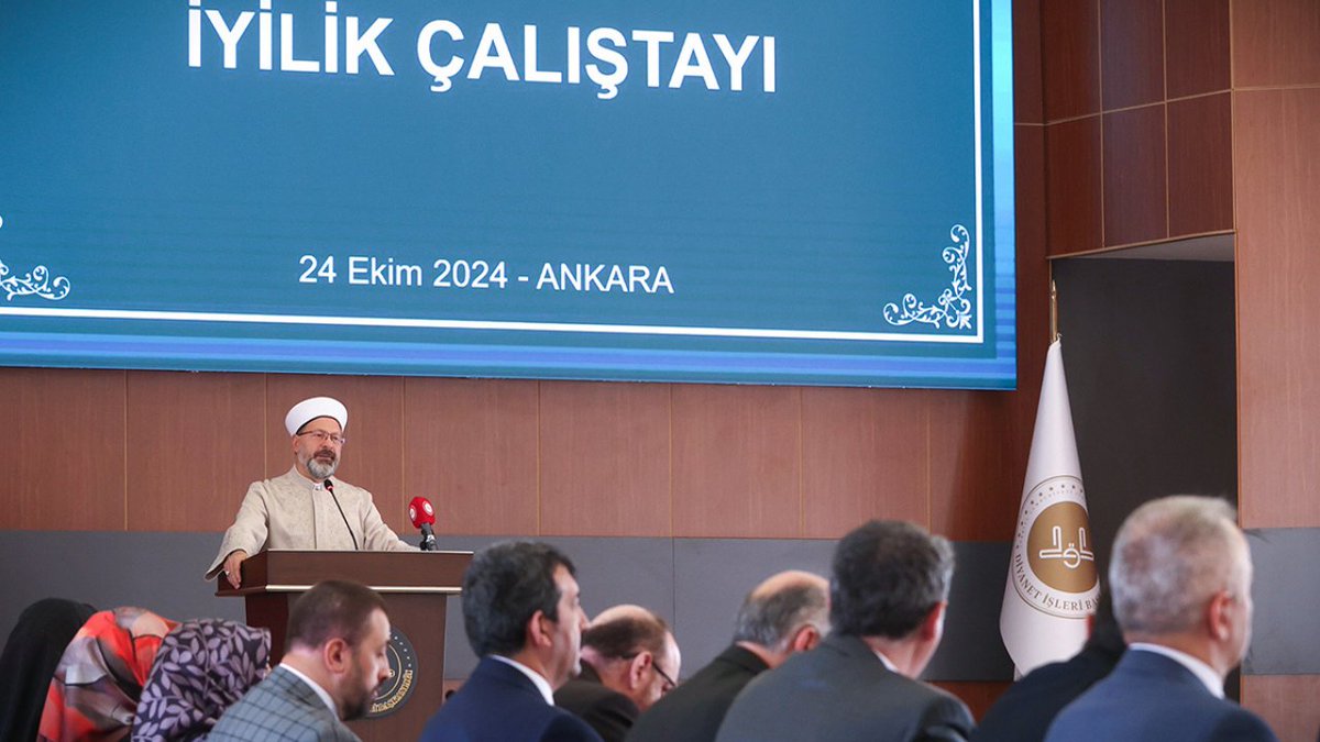 "Din, dil, ırk, mezhep, meşrep farkı gözetmeksizin ülkemizde ve dünyanın ihtiyaç duyulan her yerine Diyanet İşleri Başkanlığı ve Türkiye Diyanet Vakfı olarak elimizi uzatmaya gayret ediyoruz." Din Hizmetleri Genel Müdürlüğümüzce düzenlenen “İyilik Çalıştayı”na katıldık.