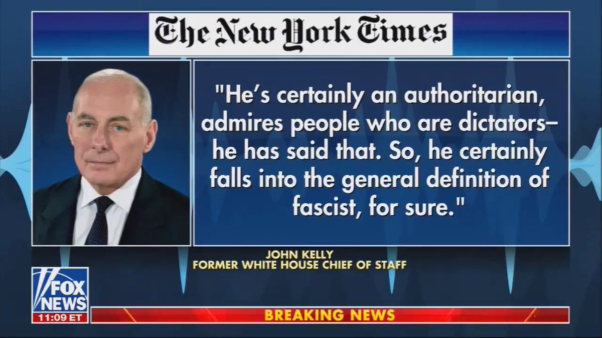 Fox: Trump’s own staff is coming out and calling Trump an 'authoritarian' and 'fascist.' These were his top generals and senior aides