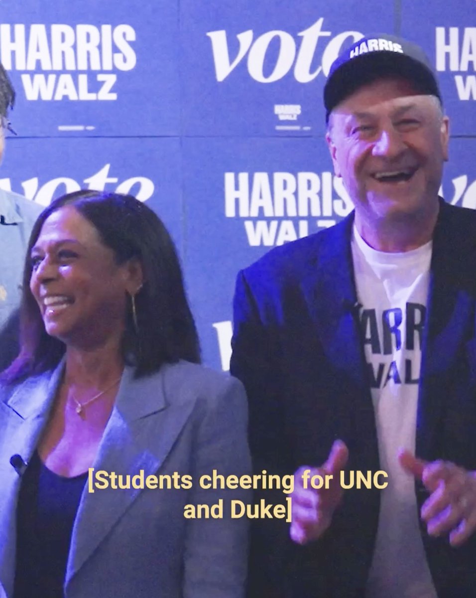 UNC and Duke students will always be rivals—but they both agree on one thing: voting for Kamala. Students, make sure your vote is counted. Go to to make your plan today!