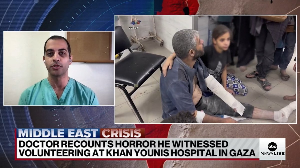Dr. Feroze Sidhwa recounts the horrors he witnessed while volunteering at Khan Younis Hospital in Gaza, including children shot in the head and widespread starvation. "I think the Biden administration should be made aware of what is being done with our weapons," Sidhwa says.