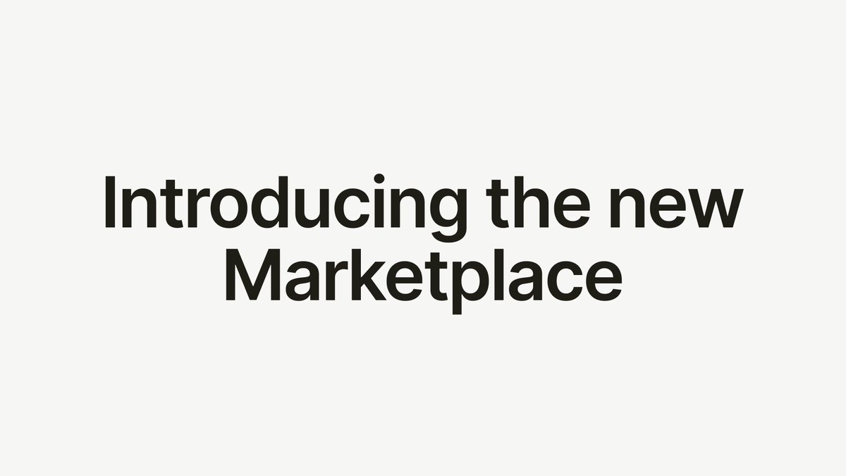 Introducing Marketplace 🛍️ A whole new set of tools for template creators, whether you're seasoned or just starting out. With native payments & refunds, analytics, ratings & reviews, sharing your templates has never been easier.