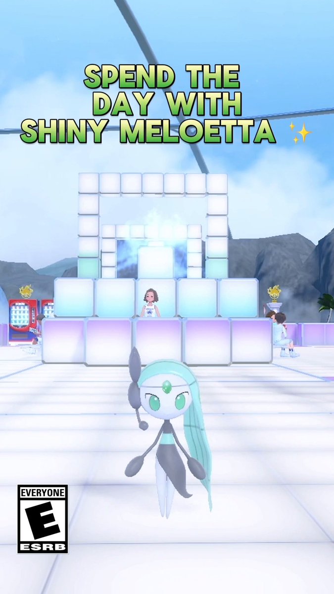 Shiny Meloetta stuns in new video ✨ Learn how to receive Shiny Meloetta in the mobile device version of Pokémon HOME ➡️ #PokemonScarletViolet ❤️💜