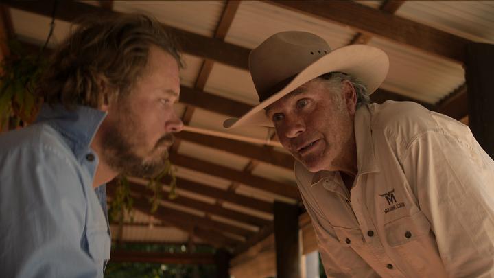 When the worldโs largest cattle station is left without a clear successor, an epic battle for land and legacy erupts in the outback. Territory is now playing. Starring Anna Torv, Michael Dorman, Robert Taylor, and Sam Corlett.