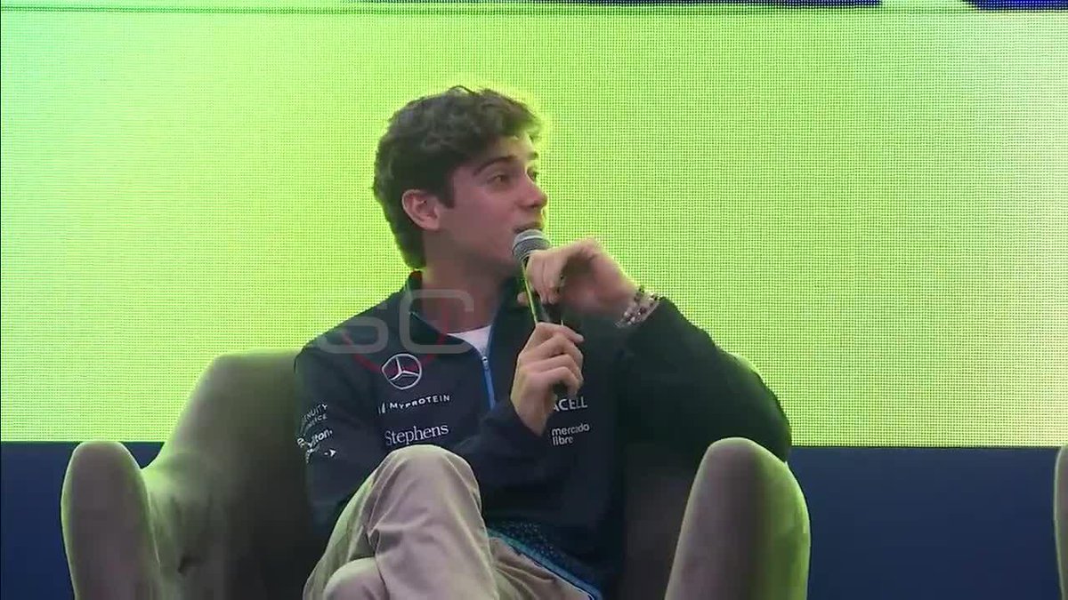 🗣️"ES DE BOQUITA... EL AUTO ES DE #BOCA". 🏎️🇦🇷Franco #Colapinto hablando de la combinación AZUL y AMARILLO que utilizará el Williams de manera especial para el Gran Premio de México. #MexicoGP #F1 #ColapintoToF1In2025🏁