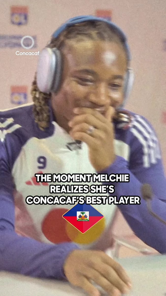 Félicitations! ✨️ This is how Melchie found out she's the Concacaf Player of the Year