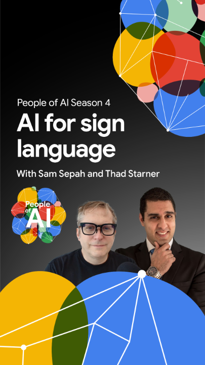 🧏 Learn how AI is revolutionizing sign language recognition. On this week's People of AI, ThadStarner & Sam Sepah discuss their work on sign language recognition & AI-powered accessibility tech. 👀 Watch → 🎧 Listen →
