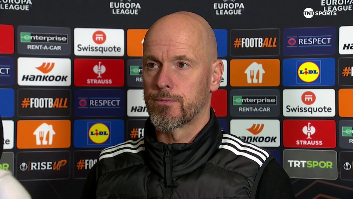 "When you take two points at Porto and Fenerbahçe away, it shows we are a team that's hard to beat." Erik ten Hag is taking positives from Man United's start in the Europe League 📈 🎙 Danny Jamieson