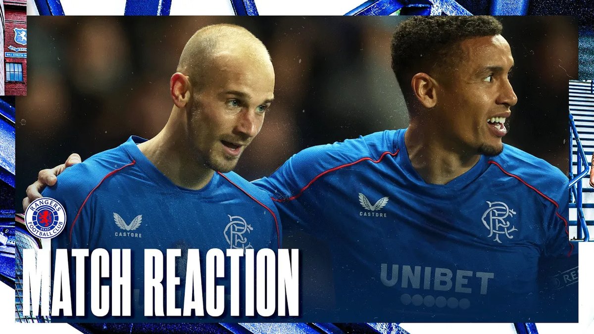 🎙️ Václav Černý spoke to RangersTV following this evening's match against FCSB at Ibrox. #UEL