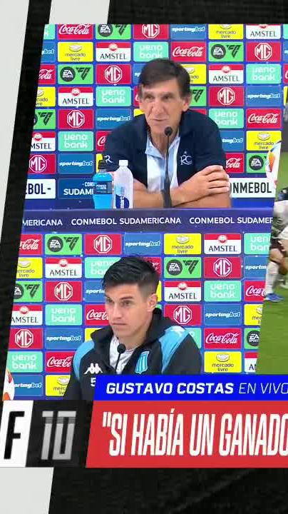 "YO PIENSO QUE EN ARGENTINA NO HAY TANTA INSEGURIDAD COMO HAY ACÁ CADA VEZ QUE VIENE LA GENTE" 👀 Gustavo Costas se cruzó con un periodista en la conferencia de prensa... ¿coincidís? 📺 #DisneyPlus | #ESPNF10