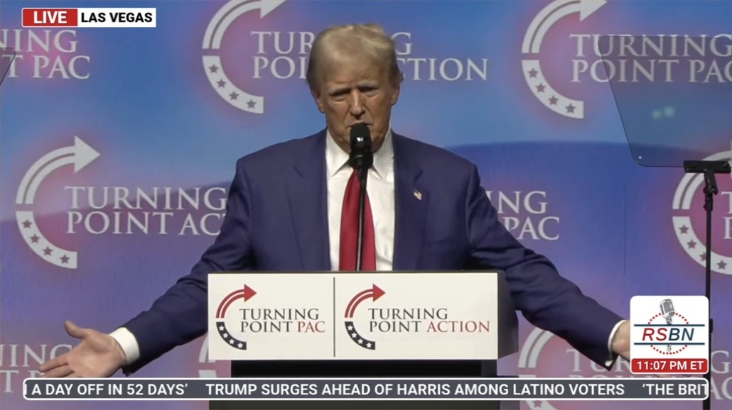 Trump delivers his closing message to voters by complaining that President Obama got the Nobel Peace Prize and he didn’t