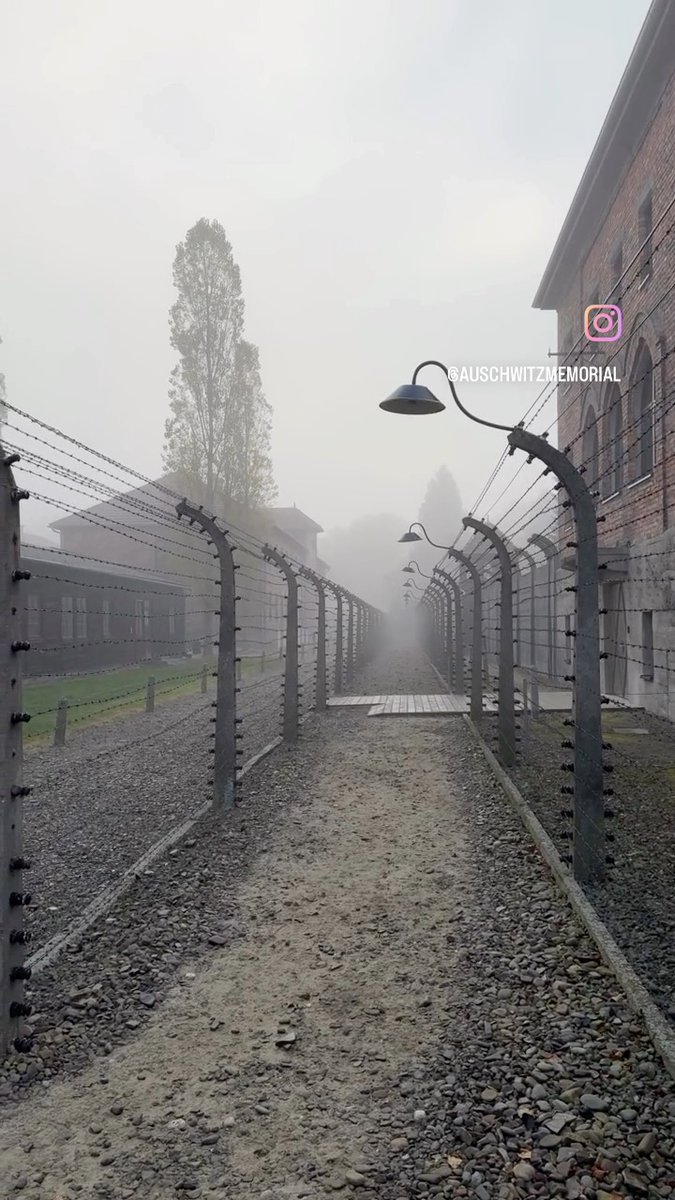 Auschwitz I camp was surrounded by a double barbed wire fence installed on 3.3 m high concrete posts. Under the fence, approx. Concrete slabs were put 1 meter deep to prevent the prisoners from digging tunnels. The SS men guarded the camp perimeter using several watch towers, 7 and 11 meters high.
