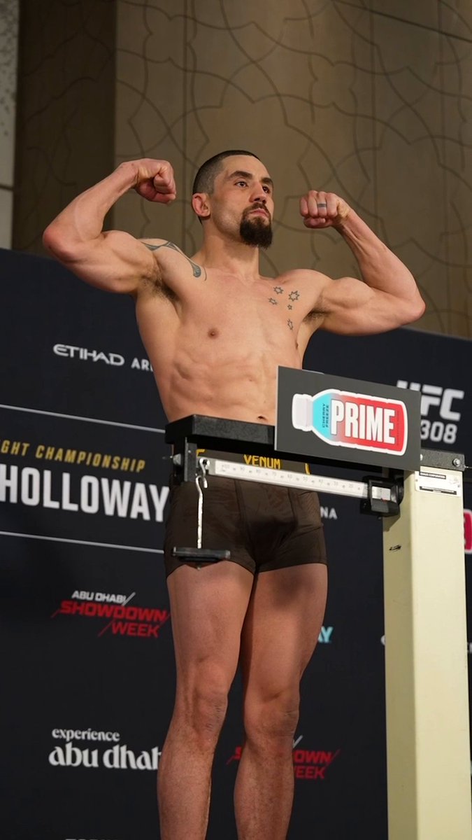Robert Whittaker and Khamzat Chimaev successfully make weight ahead of their highly anticipated matchup 😤 #UFC308 l Saturday l 2 ET PM l ESPN+ PPV 🍿