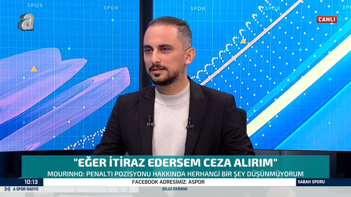 🎙️ @TanerKrmn: Jose Mourinho, ❝İyi oynadığımız için Türk medyası bundan mutlu değil❞ gibi bir açıklama yaptı. Mourinho'nun Fenerbahçe taraftarını medyaya karşı cephelemeye çalışmaktan vazgeçmesi lazım. #FBvMUN