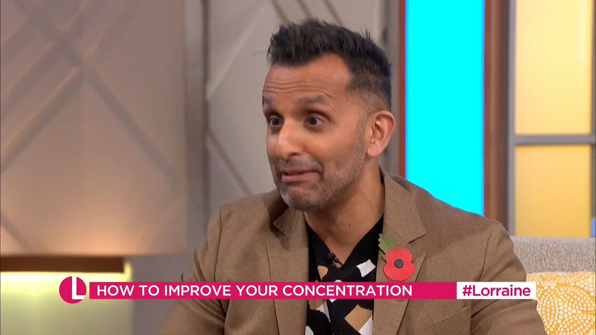 Did you know the average time someone can focus for is only 17 minutes? With a new report highlighting the negative impact social media has on our concentration, Dr Amir shares his top tips to help improve our brain function! ๐ง #Lorraine