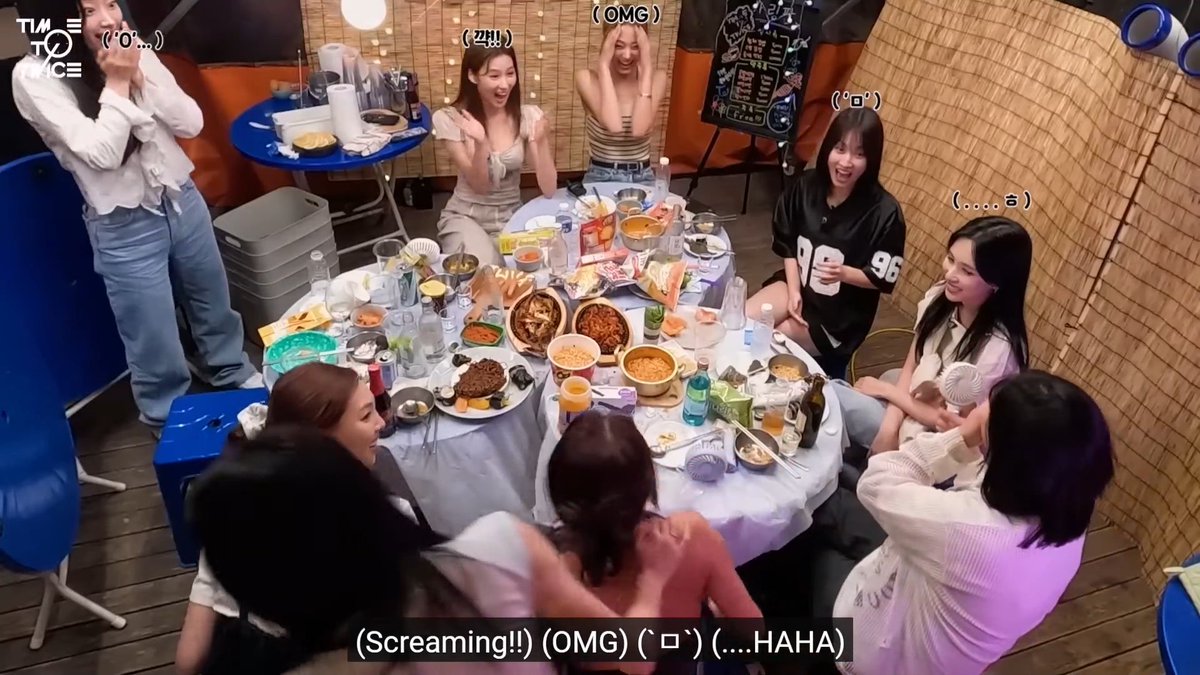 TWICE'S REACTIONS TO JEONGYEON AND JIHYO KISSING ON THE LIPS, THEIR SCREAMS 😭😭😭