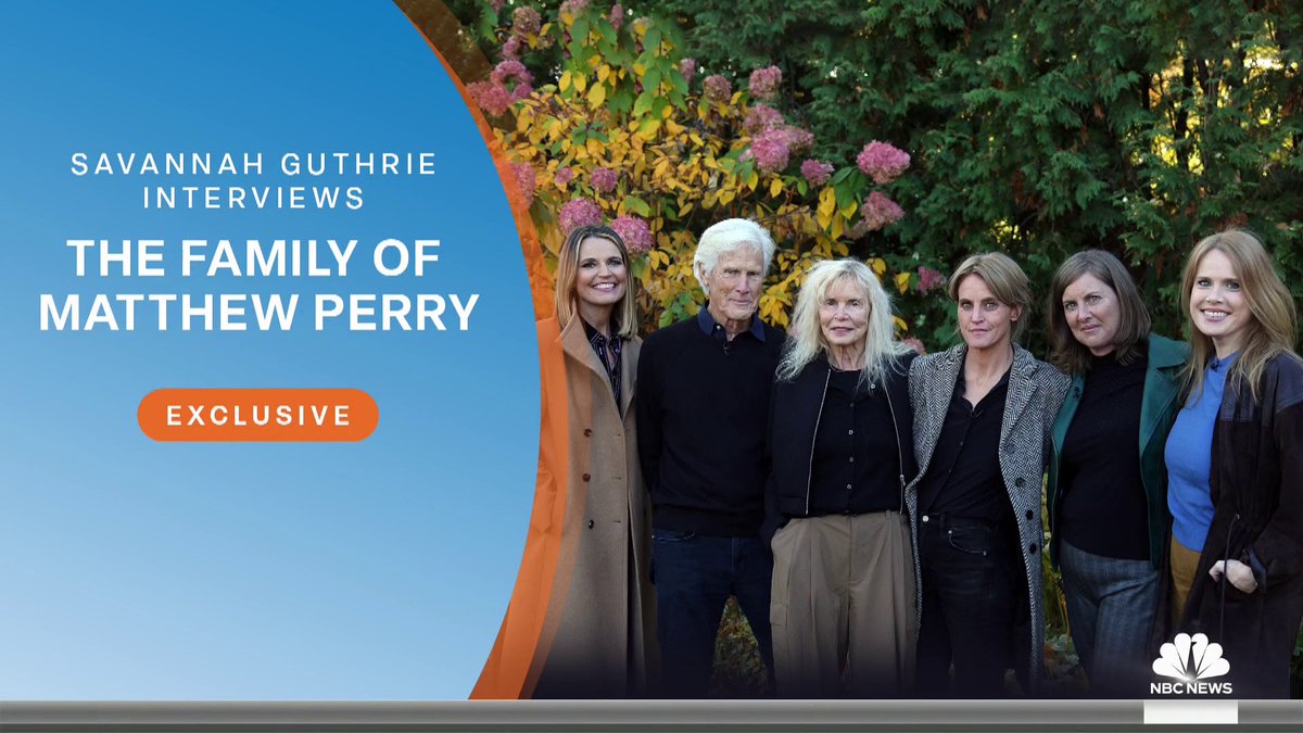 In an exclusive interview with TODAY’s Savannah Guthrie, Matthew Perry’s mom Suzanne Morrison recounted the tender moments she had with her son before his death. Watch the full conversation on Monday, October 28 on TODAY.