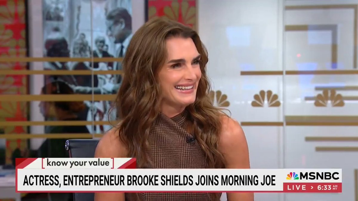 "You're either the hot girl at the bar or you're in Depends... The truth is, they jump over us." Brooke Shields joined Mika Brzezinski, Huma Abedin and ForbesWomen editor Maggie McGrath on Morning Joe to share her thoughts on aging as a woman. #ForbesOver50 Know Your Value