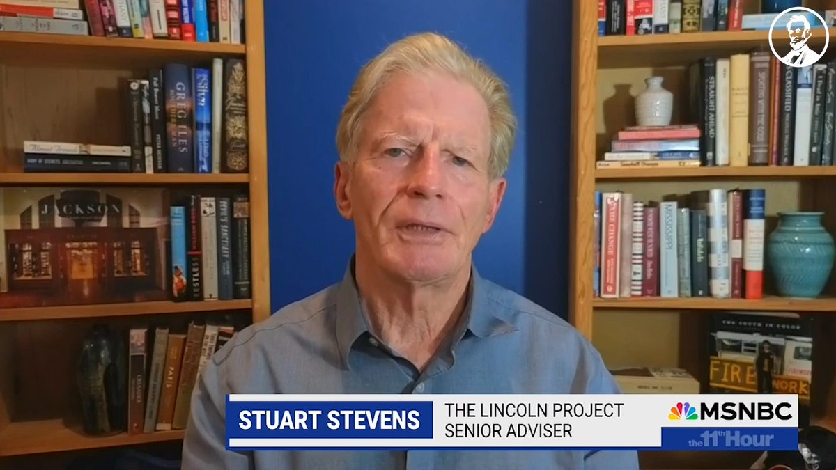 Trump lost in 2020 by 7 million votes. It wasn't a close election, and he still claimed he won. He may lose this election by even more, and he will cry foul again, and we must be prepared for that. Watch Stuart Stevens on MSNBC