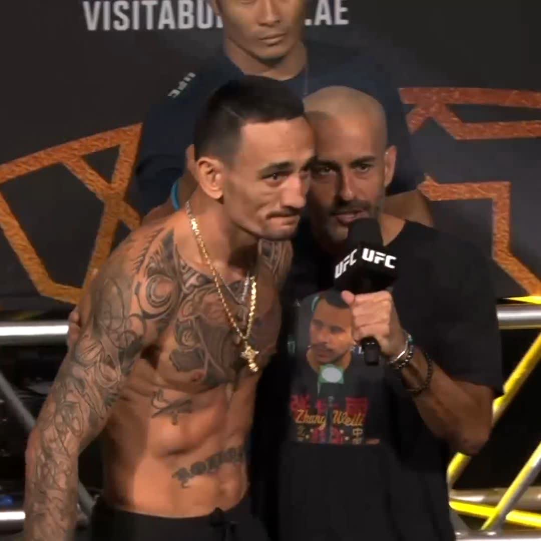 No more talking 🤐 #UFC308 | Max Holloway Experience Abu Dhabi | Abu Dhabi Calendar | #InAbuDhabi