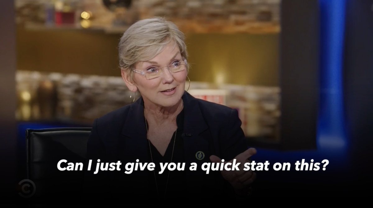 ICYMI: Secretary Jennifer Granholm joined the The Daily Show to highlight how the Biden-Harris Administration is Investing in America through historic investments, good-paying jobs, energy savings, next-gen innovation, and much more. ➡️ Full interview: Check it out👇