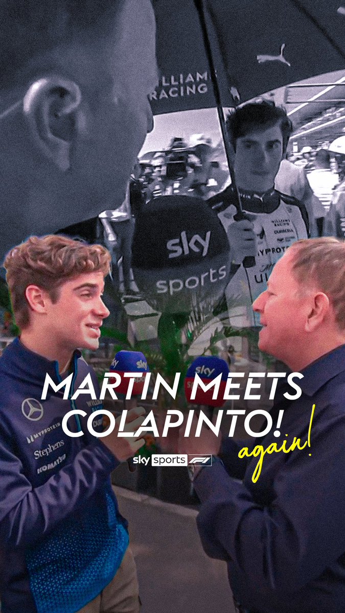 The second meeting between Martin and Franco was too wholesome 🥺 Keep an eye on our coverage this weekend to see the full interview! 🎙