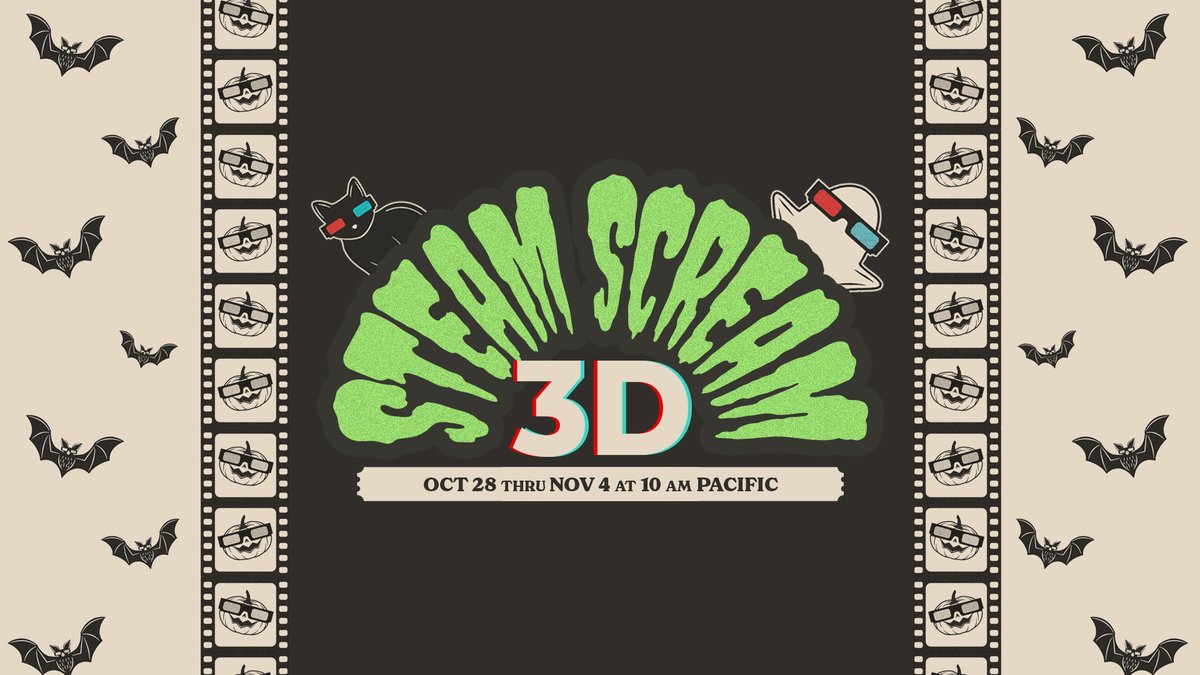 As a chill sets into the air here in the North Hemisphere, we're here to announce the return of Steam Scream - the 3(r)D edition! Starting next Monday, sales galore on jump scares, supernatural thrillers, and psychological mind games - see you there!
