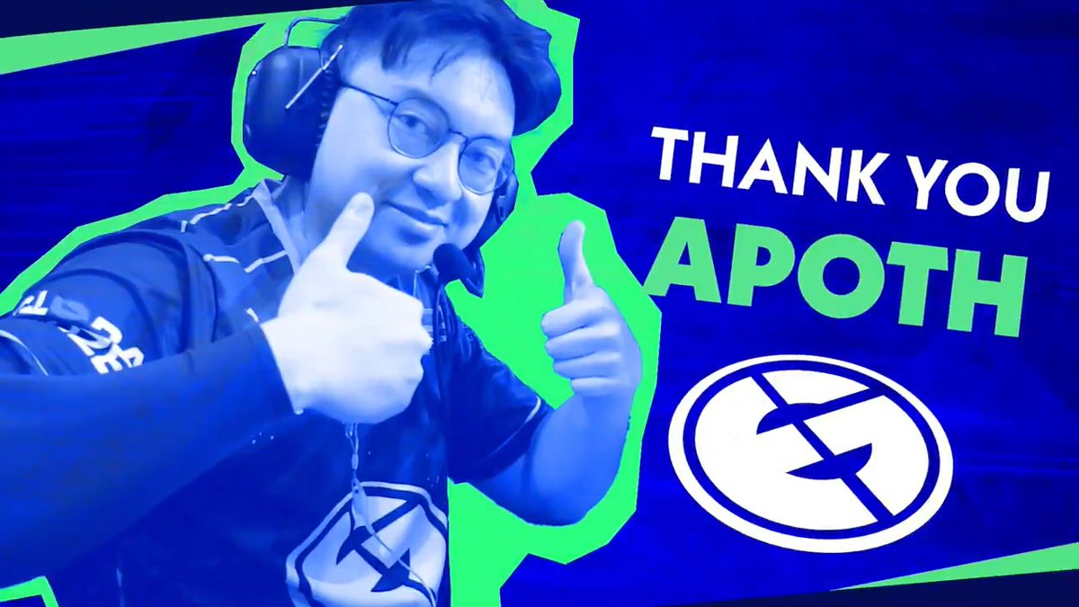 .Apoth is off to his next journey. Thank you for everything since our Challengers days, both on stage and behind the scenes.