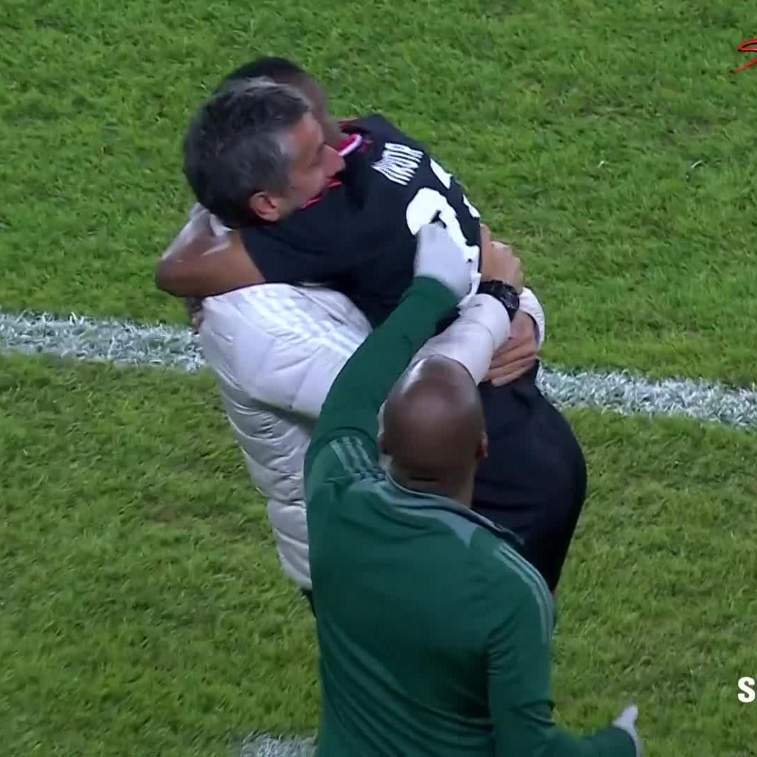 From the DDC all the way to the big stage 🤩 Mohau Nkota's first league goal is a beaut 😲🔥 📺 Stream #BetwayPrem on DStv: Betway ZA