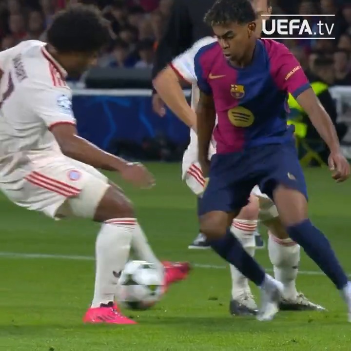 More Lamine Yamal magic ✨ #UCL