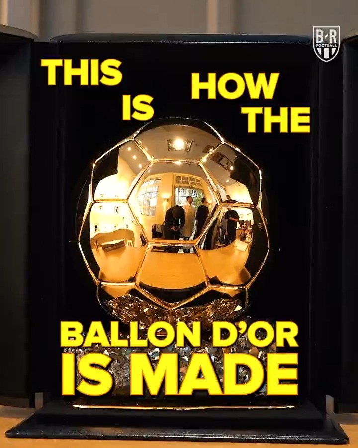An inside look at how the Ballon d'Or is made ✨