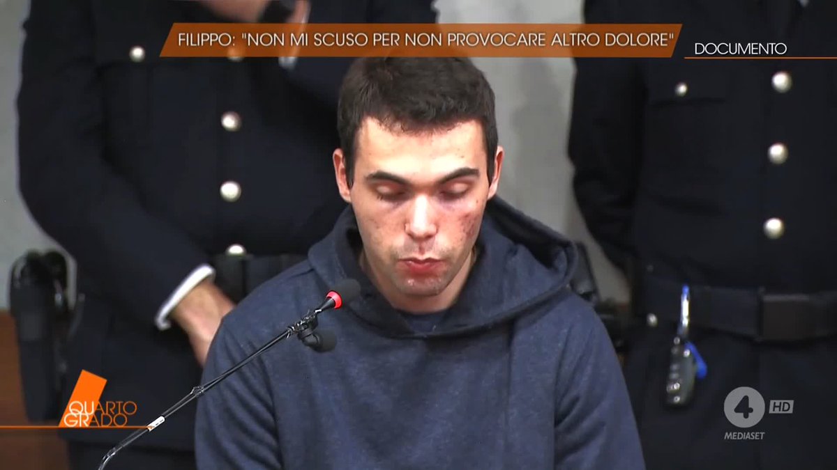 "Sarebbe ridicolo chiedere scusa dopo quello che ho fatto" Turetta in aula risponde così a una domanda del suo avvocato #Quartogrado