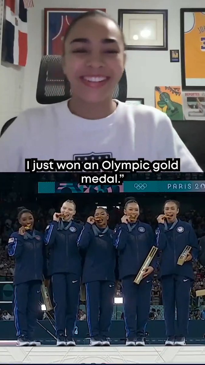 At 16 years old, Hezly Rivera made her Olympic debut at the #ParisOlympics as the youngest member of Team USA. The Olympic gold medalist reflects on her unforgettable summer in Paris. 🥇