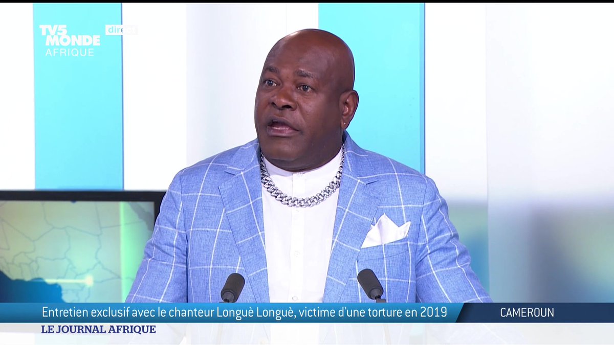 Longuè Longuè, artiste camerounais victime de torture, est l'invité de TV5 Monde