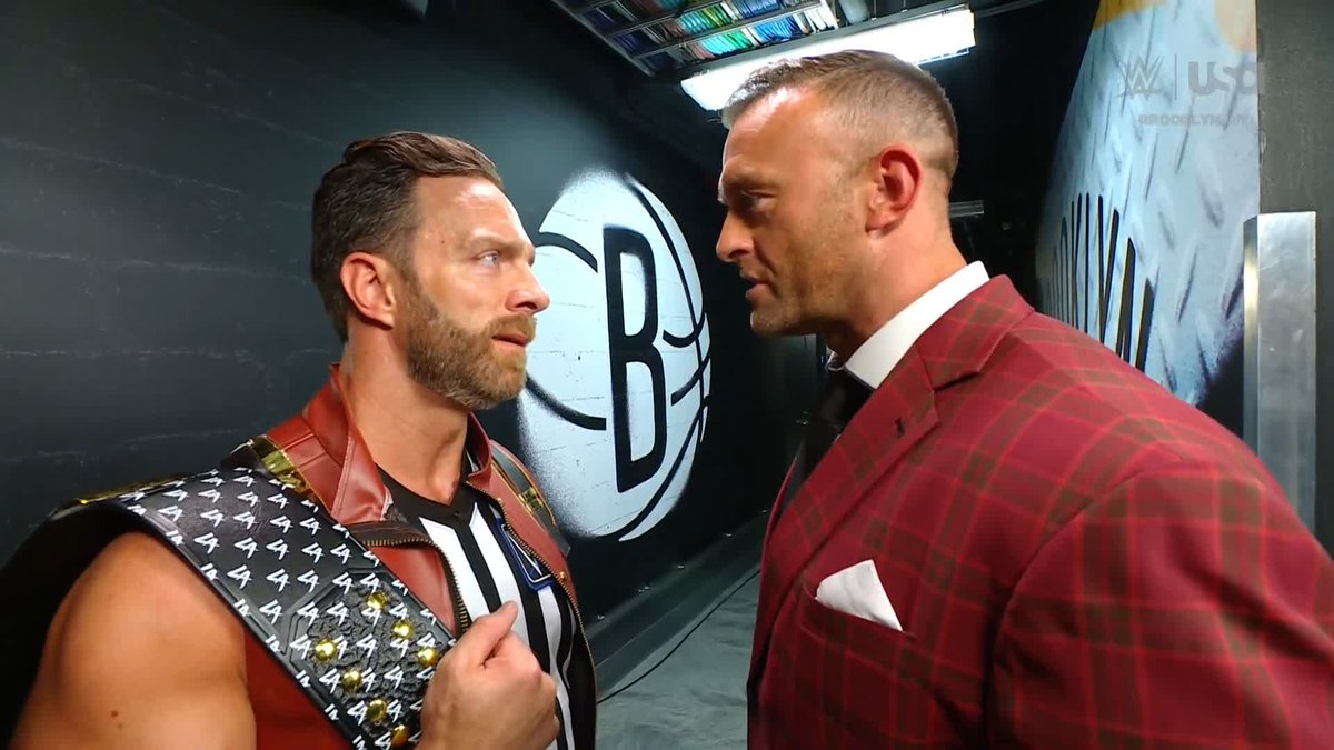 It's gonna be a TRIPLE THREAT MATCH for the #USTitle at #WWECrownJewel! 🇺🇸👏 KNIGHT vs. CARMELO vs. ANDRADE #SmackDown