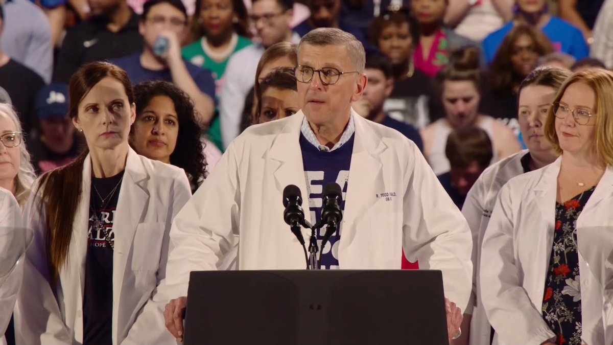 Texas OB-GYN: Let me be clear about one thing. There is no place for Donald Trump in my exam room. And that's why I am proud to be supporting Vice President Harris