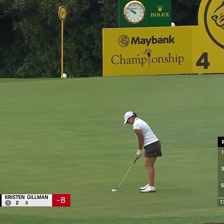🚨 ACE ALERT 🚨 Kristen Gillman aces the 4th hole at Maybank Championship!