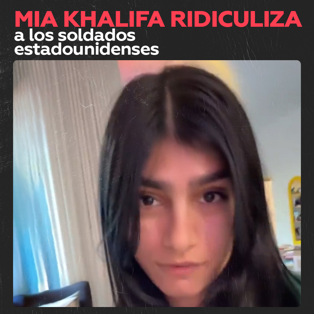 🗣️ La exestrella porno Mia Khalifa se burla de los militares de EE.UU. 🎥 Más videos en Rumble 👉