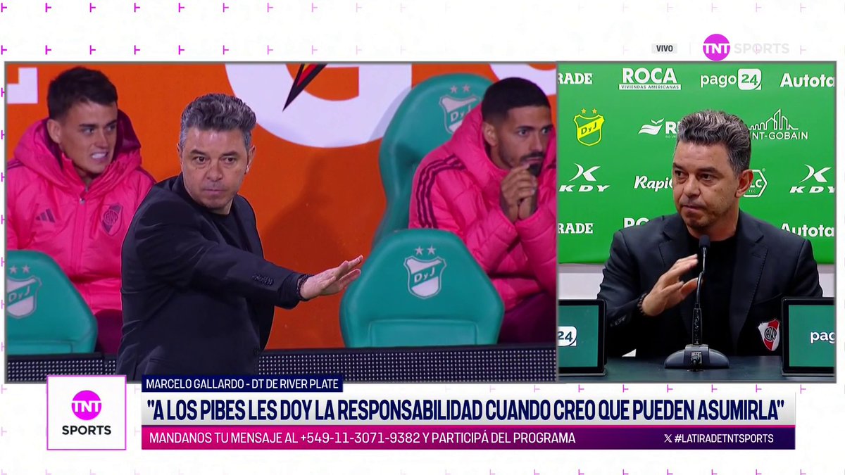 "UN CHICO DE 17 AÑOS Y OTRO DE 18, CONMIGO NO SON LOS SALVADORES" Franco Mastantuono y Claudio Echeverri jugaron de titulares en el empate de River frente a Defensa. ¿Repiten el martes? Gallardo respondió... #LaTiraDeTNTSports