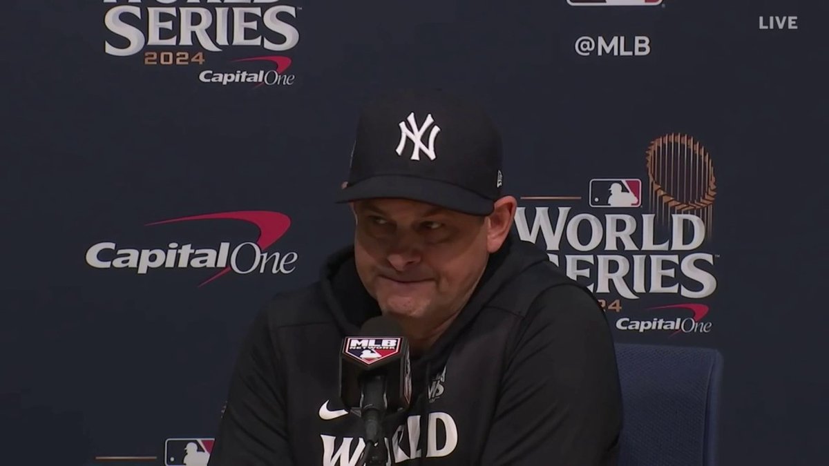 #Yankees Manager Aaron Boone explains his decision of brining in Nestor Cortes to pitch in the 10th ⬇️