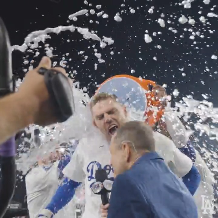 Walk-off splash! #WorldSeries