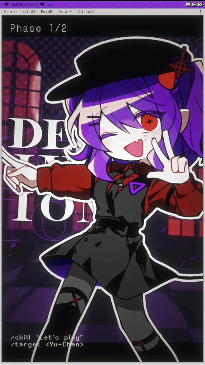 DARKER!DARKER! (Short ver.) 🎨 : 누을 ɴᴜᴇᴜʟ🏳️‍🌈🕯 ▶️ : #VOCALOID
