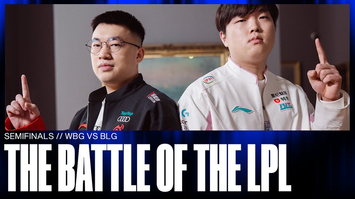 Every artwork begins with a dream... The Battle of the #LPL for a spot in the #Worlds2024 Finals: Weibo Gaming vs Bilibili Gaming.