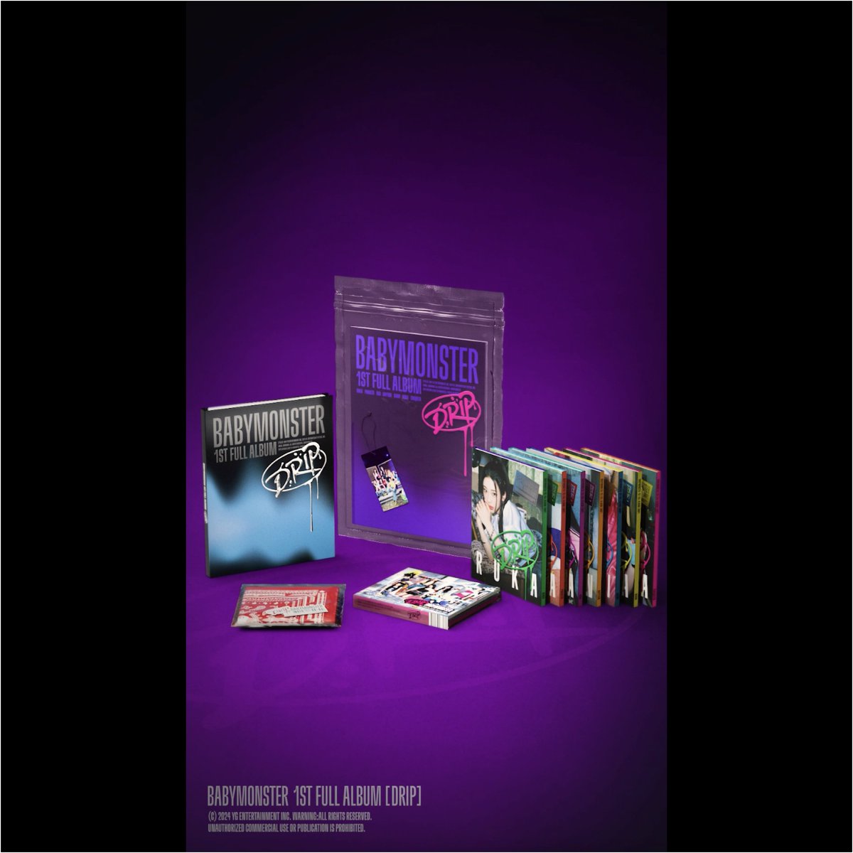 [DRIP] PHYSICAL ALBUM MOTION 2024.11.01. 1PM KST | 12AM EDT #BABYMONSTER #베이비몬스터 #1stFULLALBUM #DRIP #YG