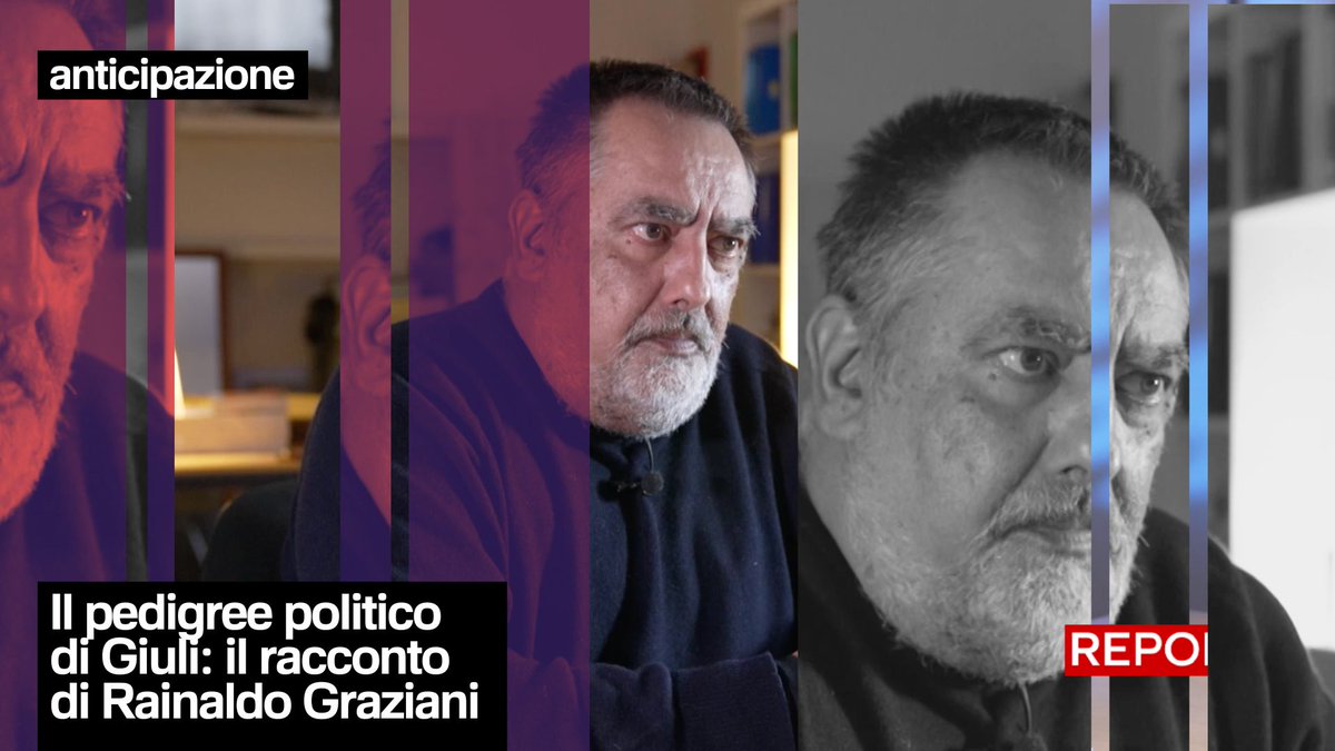 #Report ha intervistato il referente della destra extraparlamentare neofascista e neonazista Graziani. Ci ha raccontato le origini della vita politica del ministro della Cultura: "figura brillante" in Meridiano Zero, movimento di ispirazione neonazista. Domani, 20.30 su #Rai3 👇