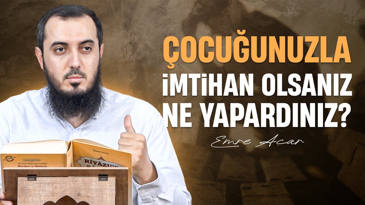 "Acele etmez, olaylara yüzeysel yaklaşmaz ve sağlam adımlarla ilerler; rüşd ve olgunlukla hareket edersek sabırlı kullardan olabiliriz." 📝 Emre Acar | Riyâzu's Sâlihîn 34