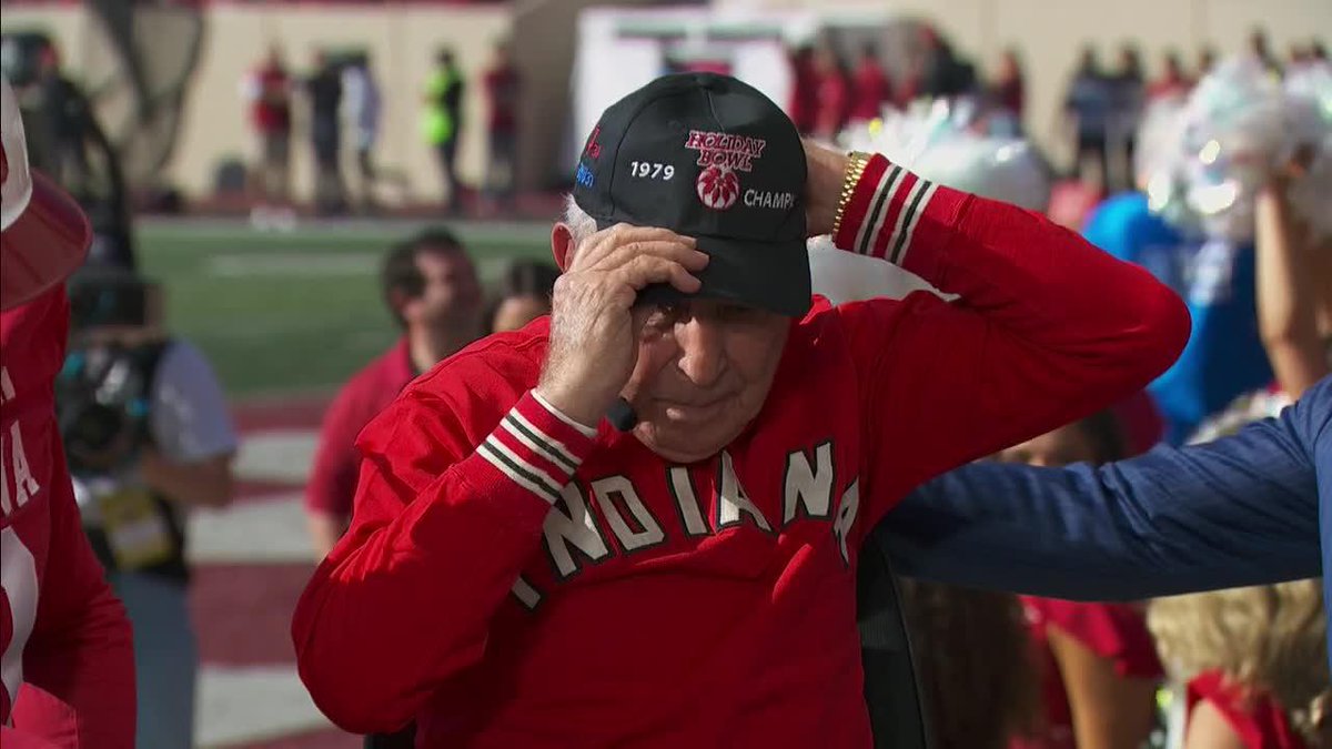 You know Coach Corso had to break out his Indiana 1979 Holiday Bowl champs hat when picking the Hoosiers to beat Washington 👏 And of course he had to add a, "Don't forget. Indiana, beat Purdue!"