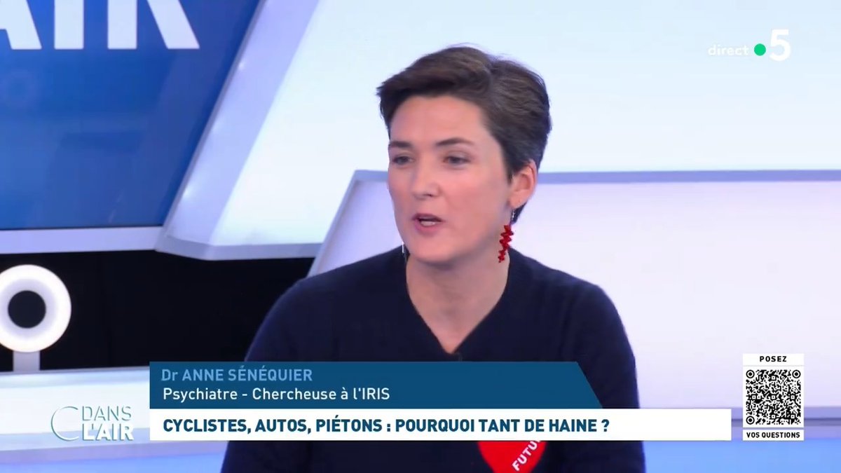 "Les trajets ville-ville, c'est 4% de voiture mais 50% d'emprise de l'espace public. Cinq décennies de voitures, et de ville pensée pour la voiture, ont fait qu'ils sont tout-puissants. Quand vous écoutez les jingles publicitaires, c'est 'dominez la jungle urbaine'." @asenequier